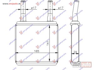NOVI: delovi  GREJAC KABINE (140x165x26) Hyundai atos prime 99-03 -dostupno