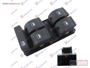 NOVI: delovi  PREKIDAC U PREDNJIM VRATIMA (4 TASTERA) (10 PIN) Levo Audi a4 00-04 -dostupno