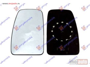 NOVI: delovi  STAKLO RETROVIZORA SA GREJACEM (GORNJI DEO) 2003- (KONVEKSNO) Desno Opel movano 98-09 -dostupno