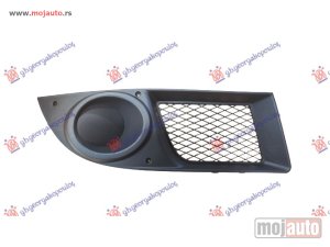 NOVI: delovi  RESETKA PREDNJEG BRANIKA (BEZ MAGLENKE) Desno Fiat doblo 05-09 -dostupno