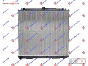 NOVI: delovi  HLADNJAK MOTORA 2.5 TD (+/-AC) (60x68.5) Nissan p/u (d40) navara 2wd-4wd 05-10 -dostupno