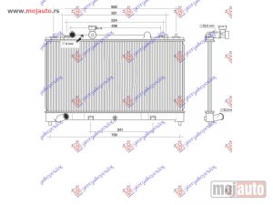 NOVI: delovi  HLADNJAK MOTORA 2.5 BENZIN (MANUELNI) (375x753) Mazda 6 02-08 -dostupno