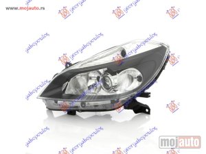Glavna slika - FAR ELEKTRICNI CRNI SA MAGLENKOM (SA REGULATOROM) (H1/H7/H7) (DEPO) Levo Renault clio 06-09 -dostupno - MojAuto