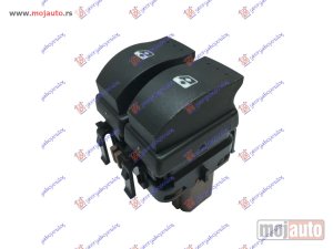 NOVI: delovi  PREKIDAC U PREDNJIM/ZADNJIM VRATIMA (2 TASTERA) (BRAON KONEKTOR) (AUTO) (10 PIN) Levo Renault megane sdn-h/b-l/b 02-05 -dostupno