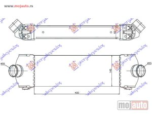 Glavna slika -  HLADNJAK INTERKULERA 2.2-2.4 TDCi (398x147x62) Ford transit 06-13 -dostupno - MojAuto