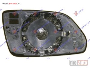 NOVI: delovi  STAKLO RETROVIZORA (ASFERICNO) Levo Vw polo 05-09 -dostupno