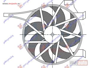 Glavna slika - VENTILATOR KLIME KOMPLET (1.3/1.7 CDTi) (180W) Opel combo 00-12 -dostupno - MojAuto