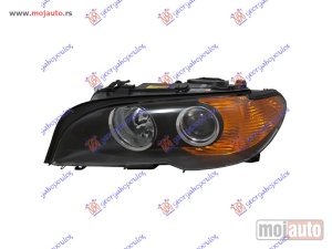 NOVI: delovi  FAR CRNI (ZUTI MIGAVAC) (DEPO) Levo Bmw series 3 (e46) coupe/cabrio 03-06 -dostupno