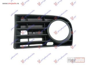 NOVI: delovi  RESETKA PREDNJEG BRANIKA (SA MAGLENKOM) Levo Vw golf v 04-08 -nedostupno