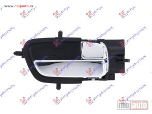 NOVI: delovi  KVAKA PREDNJIH/ZADNJIH VRATA UNUTRASNJA HROM/CRNA Desno Hyundai i20 08-12 -dostupno
