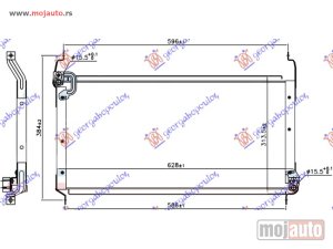 NOVI: delovi  HLADNJAK KLIME 1.4/1.8/2.0cc (580x310) 96-98 Fiat brava 95-03 -nedostupno