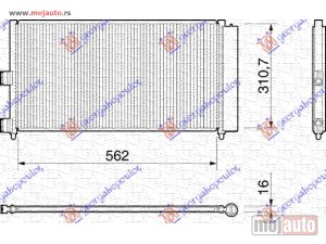 Glavna slika - HLADNJAK KLIME 1.2/1.4i 8/16V 1.3/1.9 JTD (570x310) Fiat idea 04-10 -dostupno - MojAuto