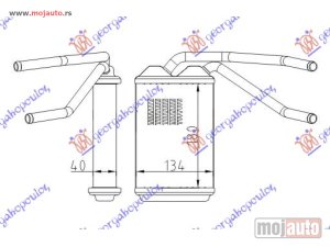 NOVI: delovi  GREJAC KABINE (205x140) Daewoo nexia h/b 95- -dostupno