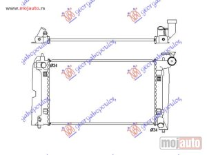 Glavna slika - HLADNJAK MOTORA 1.4/1.6/1.8 i-VVTi BENZIN (MAN) (600x350) (ENGLESKA) (BRZA SPOJNICA ZA VENTILATOR) Toyota corolla verso 07-09 -dostupno - MojAuto