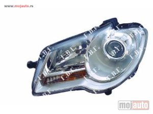 NOVI: delovi  FAR ELEKTRICNI (SA MOTOROM) (DEPO) Levo Vw touran 07-10 -dostupno
