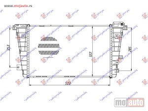 Glavna slika - HLADNJAK INTERKULERA 1.3-1.9 CDTi (52x32x27) Opel astra h 04-10 -dostupno - MojAuto