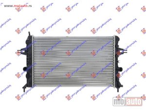 NOVI: delovi  HLADNJAK MOTORA 1.6i 16V (Z16XEP) (+AC) (60x37) (DIJAGONALNO) Opel astra g 98-04 -dostupno