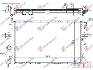 Glavna slika - HLADNJAK MOTORA 2.0/2.2 BENZIN / 2.0/2.2 TD DIZEL (600x370) Opel astra g 98-04 -nedostupno - MojAuto
