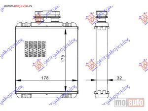 NOVI: delovi  GREJAC KABINE (176x180) Skoda fabia 99-07 -dostupno