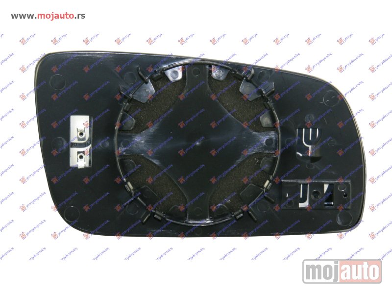 Glavna slika -  STAKLO RETROVIZORA SA GREJACEM (ASFERICNO) Levo Skoda fabia 99-07 -dostupno - MojAuto