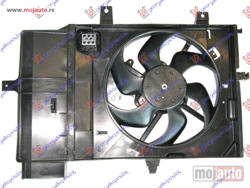 Glavna slika -  VENTILATOR KOMPLET (1.2/1.4/1.6 BENZIN) (+AC) Nissan micra (k12) 02-10 -nedostupno - MojAuto
