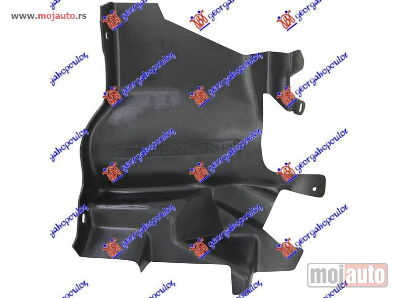 Glavna slika -  ZASTITA MOTORA BOCNA PLASTICNA Desno Peugeot 206 98-09 -dostupno - MojAuto