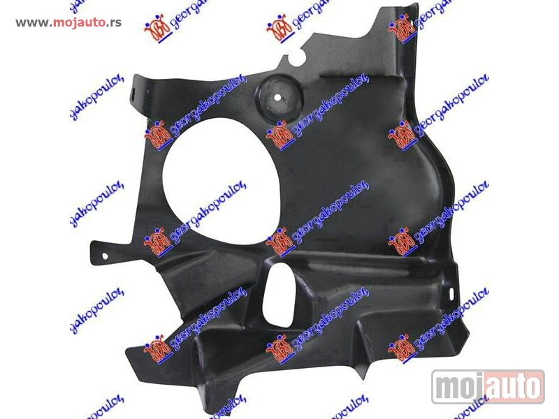 Glavna slika -  ZASTITA MOTORA BOCNA PLASTICNA Levo Peugeot 206 98-09 -dostupno - MojAuto