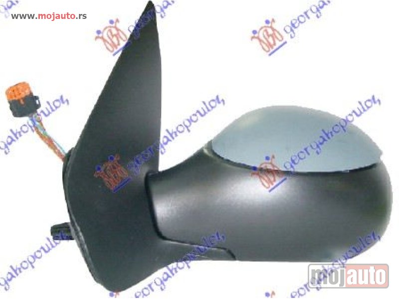 Glavna slika -  RETROVIZOR ELEKTRICNI SA GREJACEM PM 03- (ASFERICNO STAKLO) Levo Peugeot 206 98-09 -dostupno - MojAuto