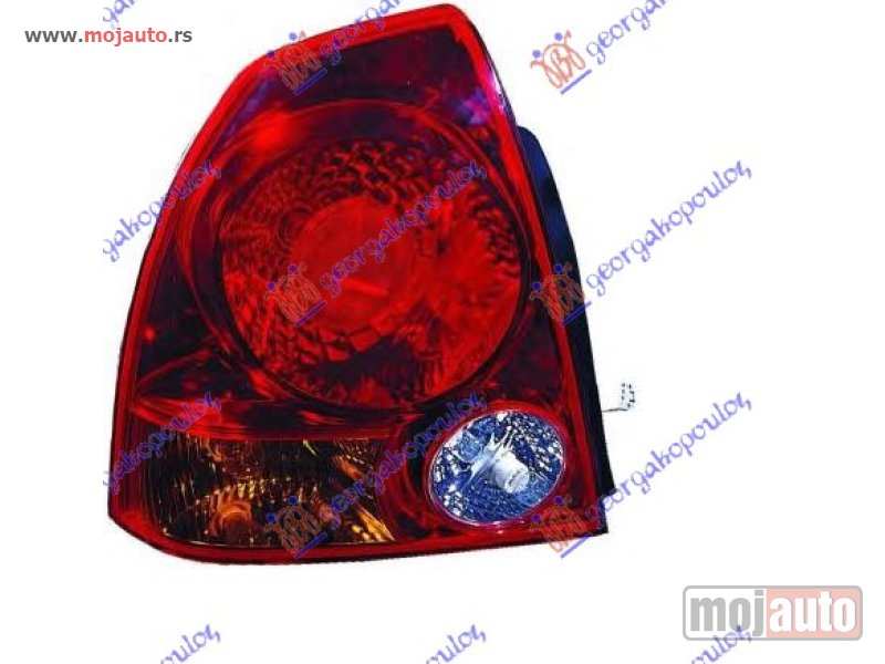 Glavna slika -  STOP LAMPA 4 VRATA (EXPORT TYPE) (TYC) Levo Hyundai accent h/b-l/b 03-05 -dostupno - MojAuto