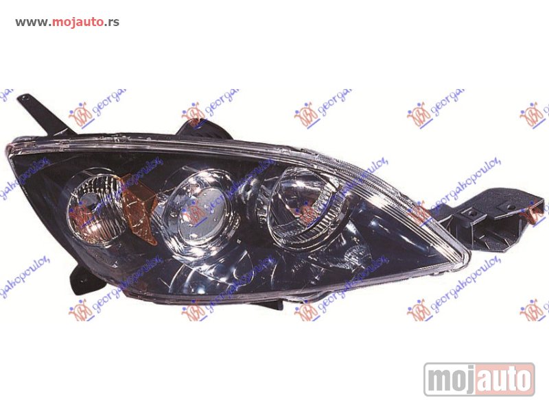 Glavna slika -  FAR ELEKTRICNI 5 VRATA (DEPO) Desno Mazda 3 sdn-h/b (bk) 04-08 -nedostupno - MojAuto