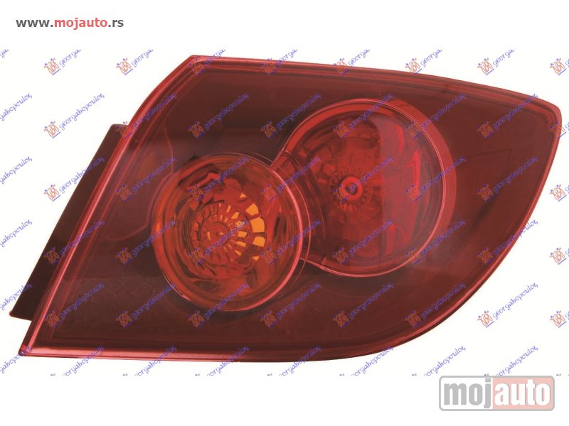 Glavna slika -  STOP LAMPA SPOLJASNJA 5 VRATA (CRVENA) -2006 (DEPO) Desno Mazda 3 sdn-h/b (bk) 04-08 -dostupno - MojAuto