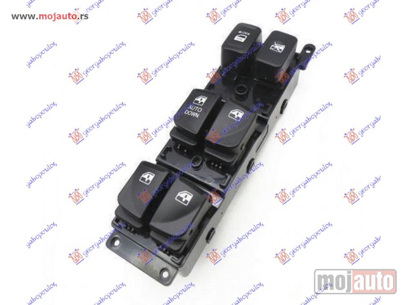 Glavna slika -  PREKIDAC U PREDNJIM VRATIMA (4 TASTERA) (14 PIN) Levo Hyundai accent sdn 06-11 -dostupno - MojAuto