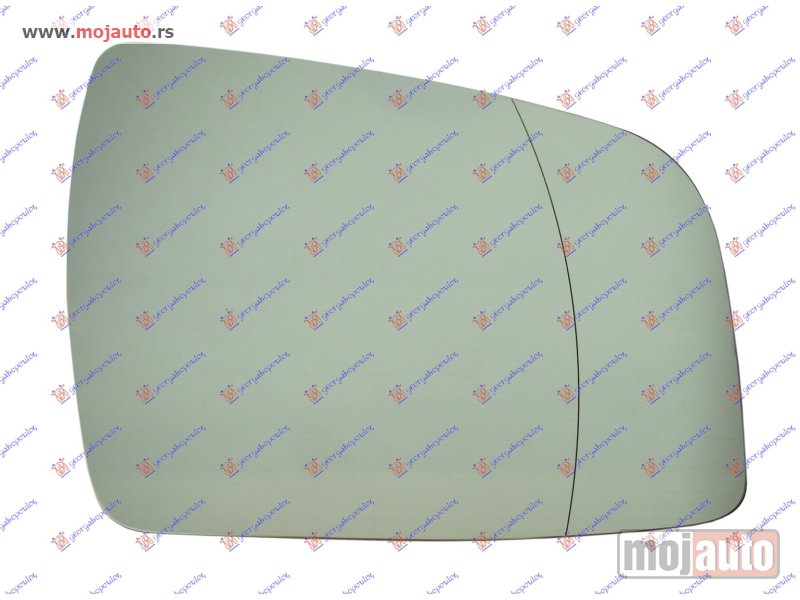 Glavna slika -  STAKLO RETROVIZORA SA GREJACEM 2008- (KONVEKSNO) Desno Opel zafira 05-12 -dostupno - MojAuto