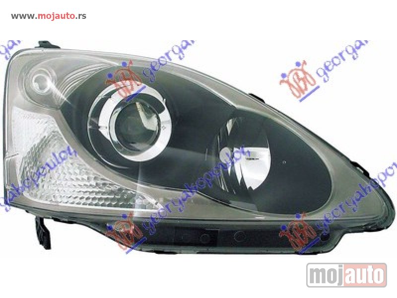 Glavna slika -  FAR ELEKTRICNI (H1/HB3) (DEPO) Desno Honda civic h/b-l/b 04-05 -dostupno - MojAuto