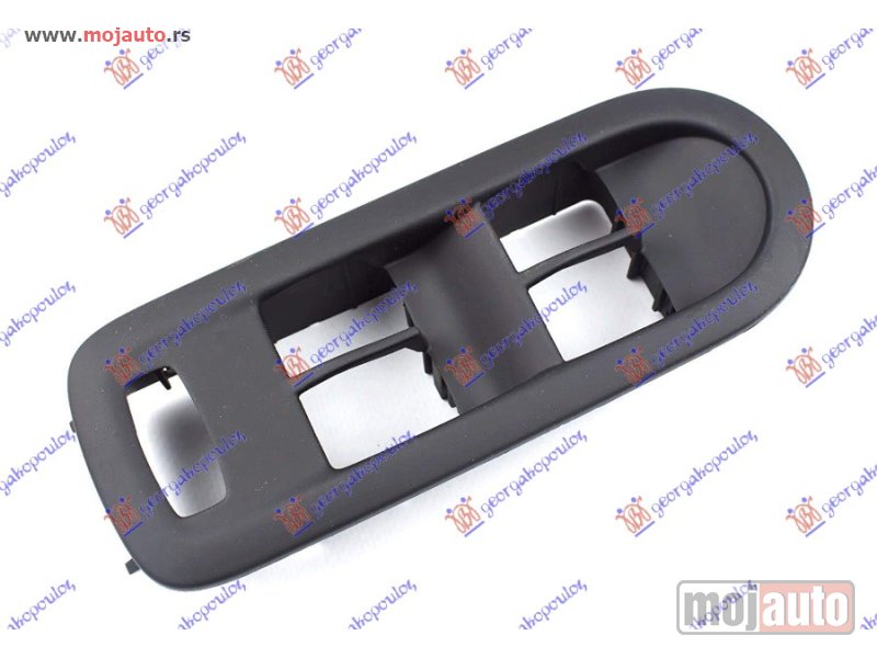 Glavna slika -  OKVIR PREKIDACA U PREDNJIM VRATIMA (4 TASTERA) Levo Renault megane sdn-h/b-l/b 02-05 -nedostupno - MojAuto
