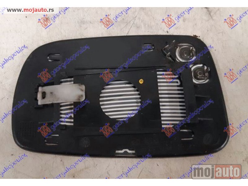 Glavna slika -  STAKLO RETROVIZORA SA GREJACEM 2004- (ASFERICNO) Levo Toyota corolla verso 07-09 -dostupno - MojAuto