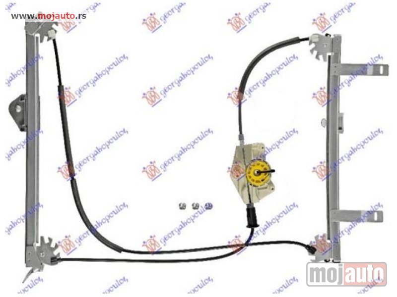 Glavna slika -  PODIZAC PREDNJEG PROZORA ELEKTRICNI (BEZ MOTORA) (CABRIO) Levo Peugeot 307 05-07 -dostupno - MojAuto