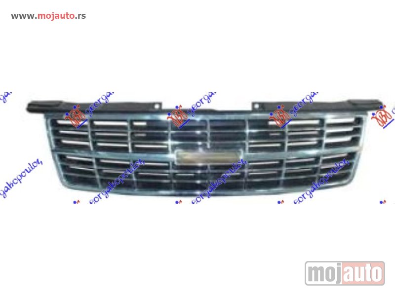 Glavna slika -  PVC MASKA HROM 2WD Isuzu p/u d-max 07-13 -dostupno - MojAuto