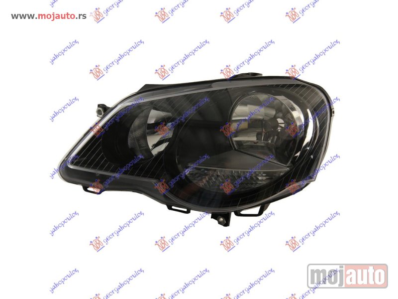 Glavna slika -  FAR GTI CRNI (DEPO) Levo Vw polo 05-09 -dostupno - MojAuto
