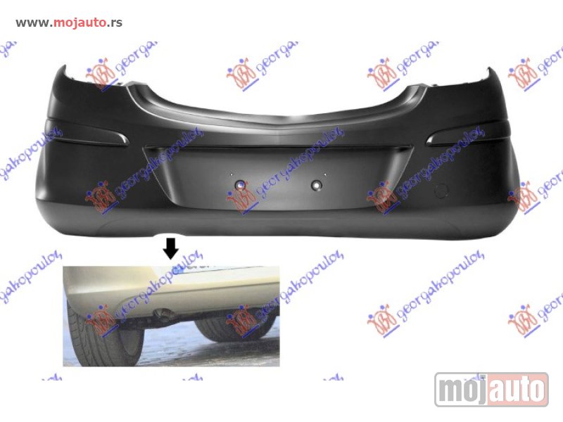 Glavna slika -  ZADNJI BRANIK 5 VRATA Opel corsa d 06-15 -dostupno - MojAuto