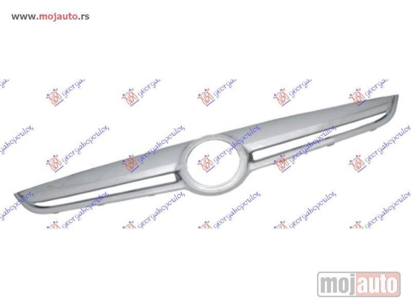 Glavna slika -  LAJSNA PVC MASKE HROM 2011- (BEZ ZNAKA) Opel corsa d 06-15 -nedostupno - MojAuto