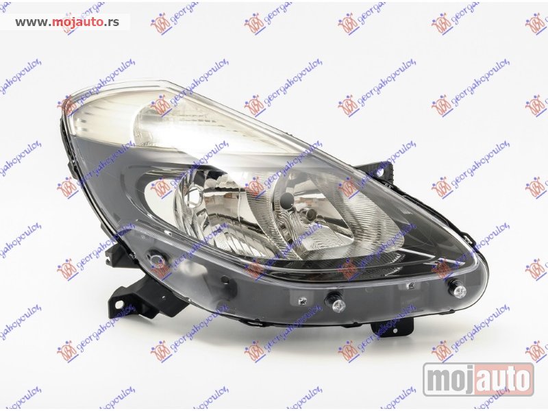 Glavna slika -  FAR ELEKTRICNI CRNI (TYC) Desno Renault clio 09-13 -nedostupno - MojAuto