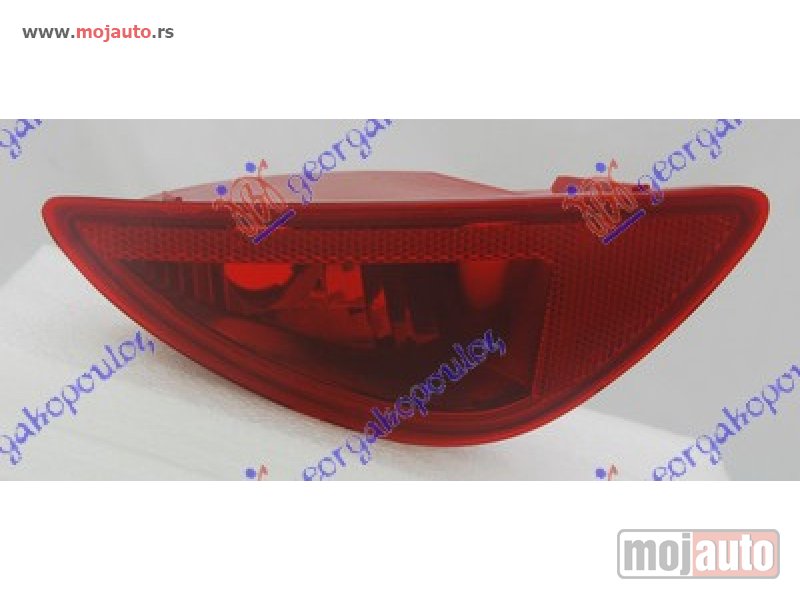 Glavna slika -  ZADNJA MAGLENKA Levo Renault clio 09-13 -dostupno - MojAuto