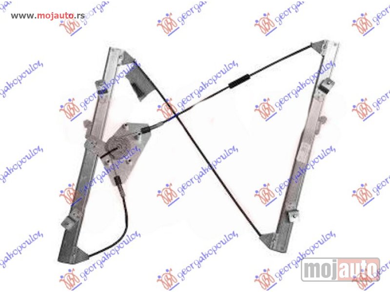 Glavna slika -  PODIZAC PREDNJEG PROZORA ELEKTRICNI (BEZ MOTORA) Levo Bmw series 3 (e46) compact 01-05 -dostupno - MojAuto