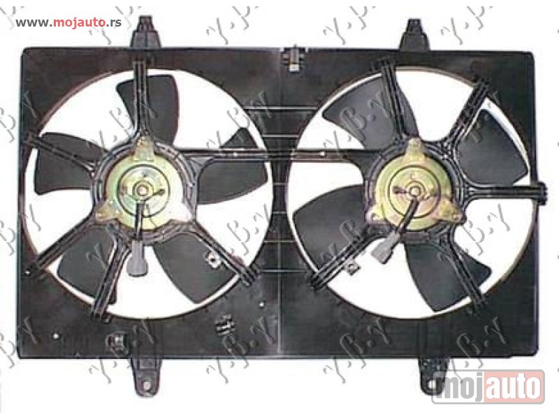 Glavna slika -  VENTILATOR (DUPLI) KOMPLET (BENZIN) Nissan murano 03-14 -dostupno - MojAuto