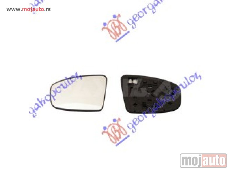 Glavna slika -  STAKLO RETROVIZORA SA GREJACEM 2007- Levo Nissan murano 03-14 -dostupno - MojAuto