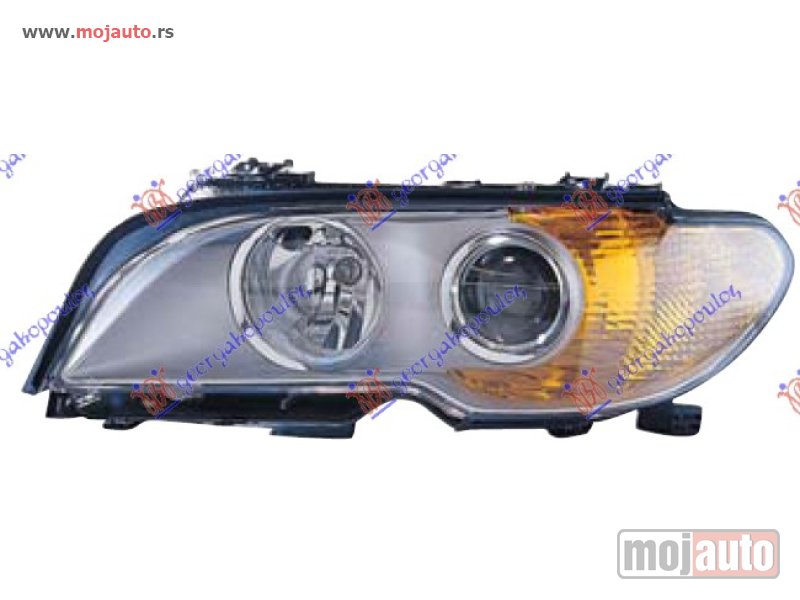 Glavna slika -  FAR TITANIJUM (ZUTI MIGAVAC) (DEPO) Levo Bmw series 3 (e46) coupe/cabrio 03-06 -nedostupno - MojAuto