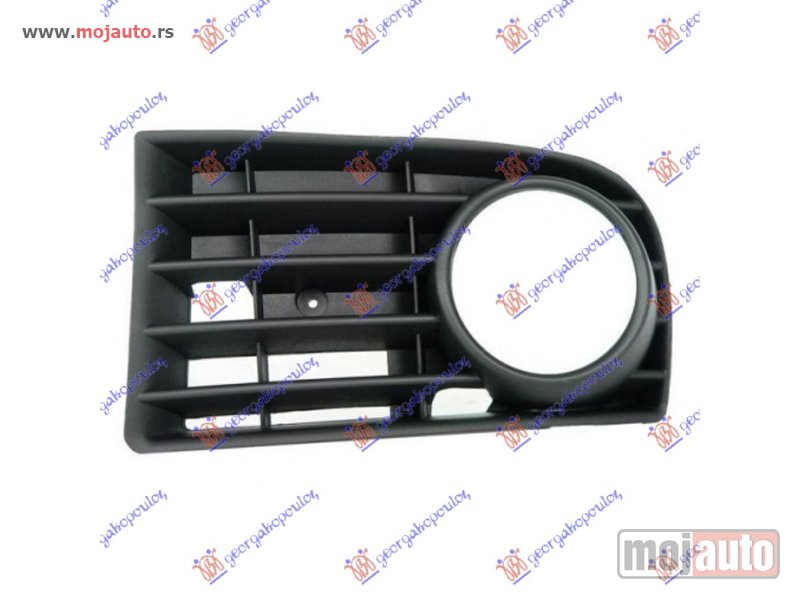 Glavna slika -  RESETKA PREDNJEG BRANIKA (SA MAGLENKOM) Levo Vw golf v 04-08 -nedostupno - MojAuto