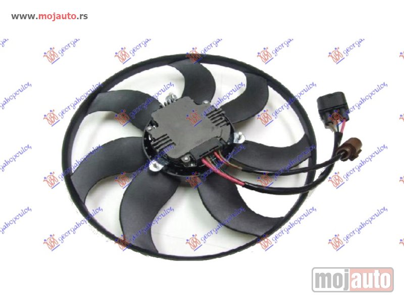 Glavna slika -  VENTILATOR (MOTOR+ELISA) (BENZIN/DIZEL) (36cm) (220W) Vw golf plus 04-09 -dostupno - MojAuto