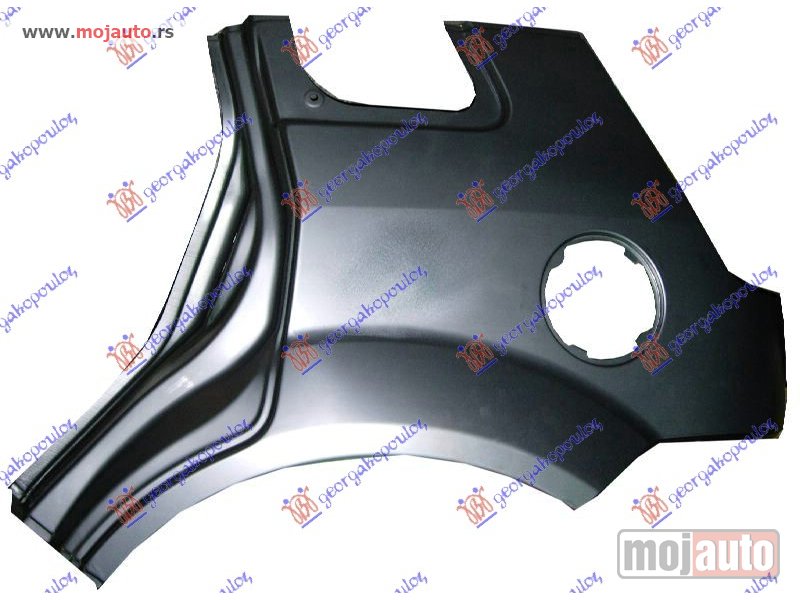 Glavna slika -  ZADNJI BLATOBRAN 5 VRATA Levo Ford fiesta 02-08 -dostupno - MojAuto